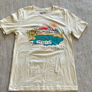 Lost Bros 7 Seas Lagoon Cream Graphic Tee